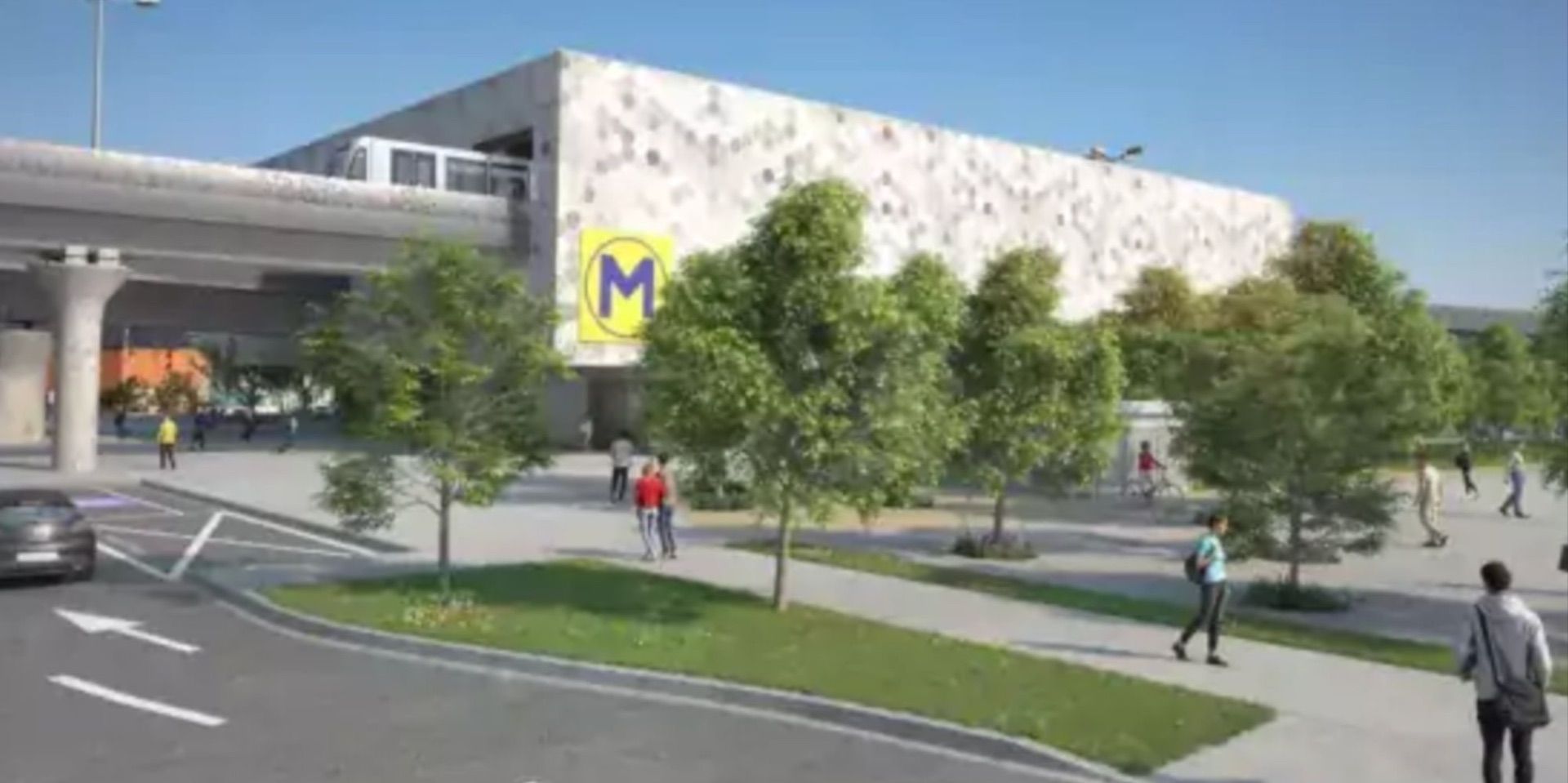 Secteur Centre commercial - Station Labège Madron